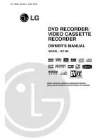 LG RC195 Owner'S Manual preview