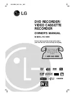 LG RC199H Owner'S Manual preview