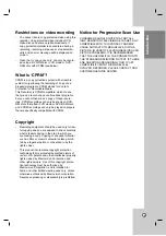 Preview for 9 page of LG RC199M Owner'S Manual