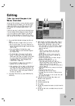 Preview for 47 page of LG RC199M Owner'S Manual