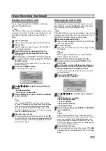 Preview for 39 page of LG RC288 Owner'S Manual