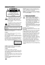 Preview for 2 page of LG RC299H Owner'S Manual