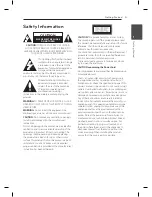 Preview for 3 page of LG RC689D Owner'S Manual