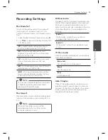 Preview for 31 page of LG RC689D Owner'S Manual