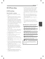 Preview for 47 page of LG RC689D Owner'S Manual