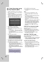 Preview for 40 page of LG RC797T -  - DVDr/ VCR Combo Owner'S Manual