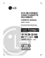 LG RC897T -  - DVDr/ VCR Combo Owner'S Manual preview