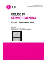 LG RE-44NB10RB Service Manual preview