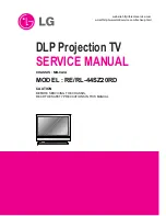 LG RE-44SZ20RD Service Manual preview