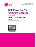 Preview for 1 page of LG RE-44SZ21RD Service Manual