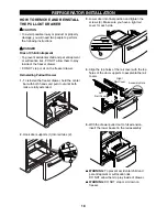 Предварительный просмотр 18 страницы LG REFRIGERATOR 3 DOOR User Manual