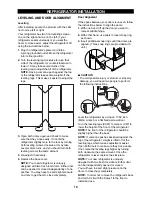 Предварительный просмотр 19 страницы LG REFRIGERATOR 3 DOOR User Manual