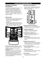 Предварительный просмотр 20 страницы LG REFRIGERATOR 3 DOOR User Manual