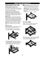 Предварительный просмотр 27 страницы LG REFRIGERATOR 3 DOOR User Manual