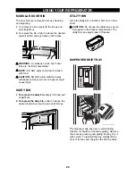 Предварительный просмотр 29 страницы LG REFRIGERATOR 3 DOOR User Manual