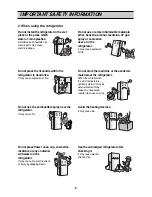 Предварительный просмотр 6 страницы LG Refrigerator-freezer Owner'S Manual