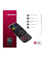 LG Remarq Quick Start Manual preview