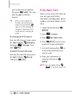 Preview for 38 page of LG Revere User Manual