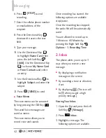 Preview for 44 page of LG Revere User Manual