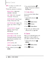 Preview for 62 page of LG Revere User Manual