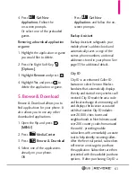 Preview for 63 page of LG Revere User Manual