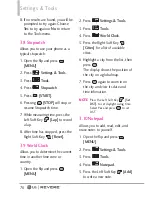 Preview for 72 page of LG Revere User Manual