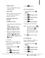 Preview for 81 page of LG Revere User Manual