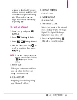 Preview for 97 page of LG Revere User Manual