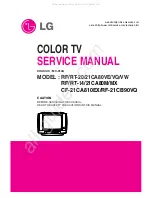 Preview for 1 page of LG RF-14CA80M Service Manual