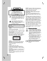 Preview for 2 page of LG RH188HS Owner'S Manual