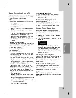 Preview for 37 page of LG RH188HS Owner'S Manual