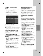 Preview for 39 page of LG RH188HS Owner'S Manual