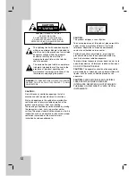 Preview for 2 page of LG RH1999M Owner'S Manual