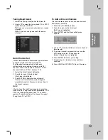 Preview for 19 page of LG RH1999M Owner'S Manual