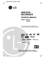 Предварительный просмотр 1 страницы LG RH277H Owner'S Manual