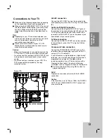 Предварительный просмотр 11 страницы LG RH277H Owner'S Manual