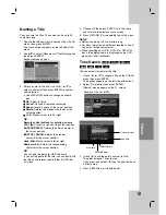 Preview for 47 page of LG RH277H Owner'S Manual