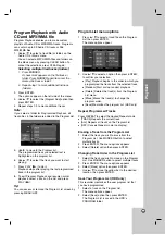 Preview for 29 page of LG RH299H Owner'S Manual