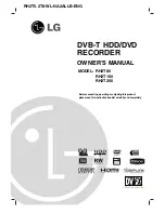 LG RH2T160 Owner'S Manual preview