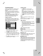 Предварительный просмотр 29 страницы LG RH2T160 Owner'S Manual