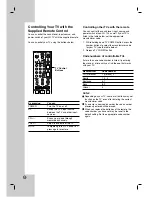 Preview for 62 page of LG RH2T160 Owner'S Manual