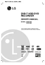 LG RH2T7-P1L Owner'S Manual preview