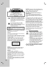 Preview for 2 page of LG RH2T7-P1L Owner'S Manual