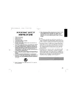 Preview for 3 page of LG RH387-M Manual