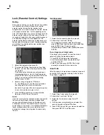 Предварительный просмотр 21 страницы LG RH7500 Owner'S Manual