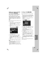 Preview for 41 page of LG RKS-6000 Owner'S Manual