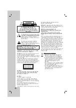 Предварительный просмотр 2 страницы LG RKS-7000 Owner'S Manual