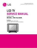 Предварительный просмотр 1 страницы LG RM-15LA66K Service Manual