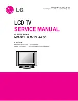 LG RM-15LA70C Service Manual предпросмотр