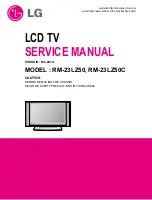 LG RM-23LZ50 Service Manual предпросмотр